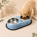 Stainless Steel Feeding Bowls for Pet (Multicolor, M)