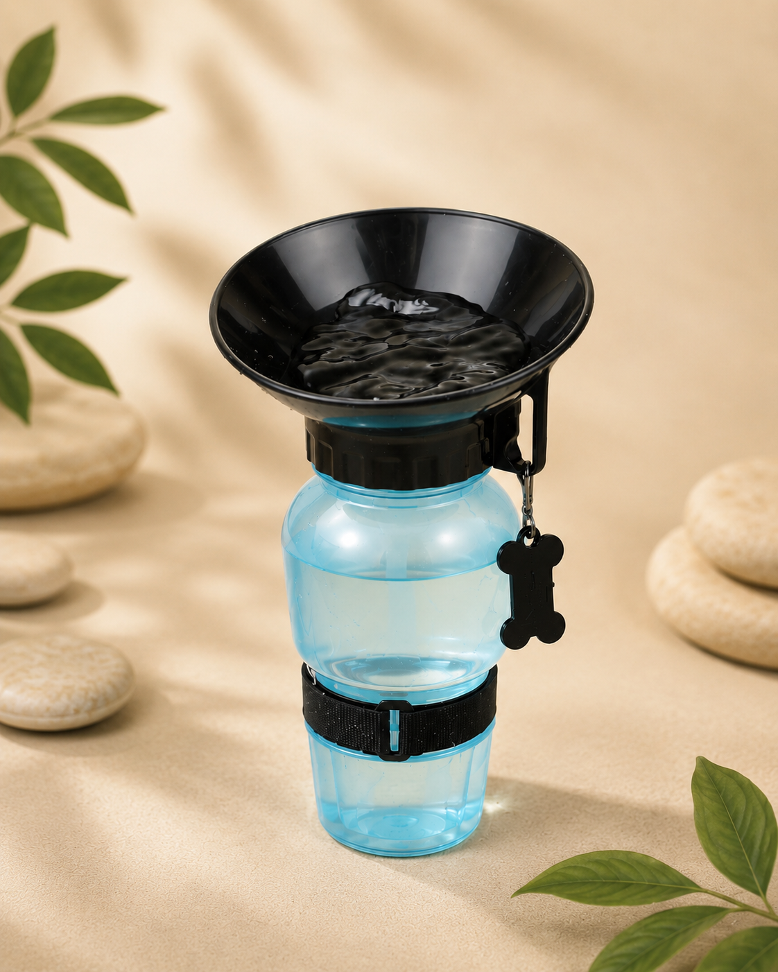 Pet Sipper Portable Aqua Fresh Water Pump Bowl Bottle Mug Cup for Pet