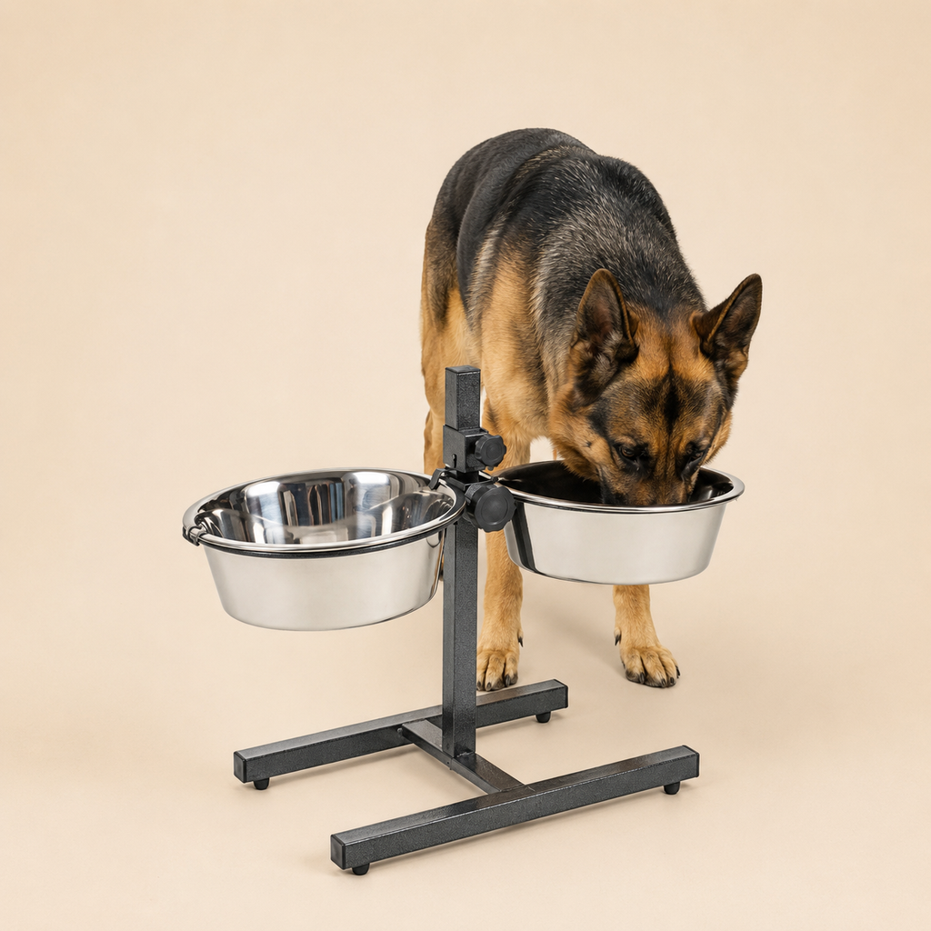 Stainless Steel Feeding Bowls for Pet (Multicolor, L)