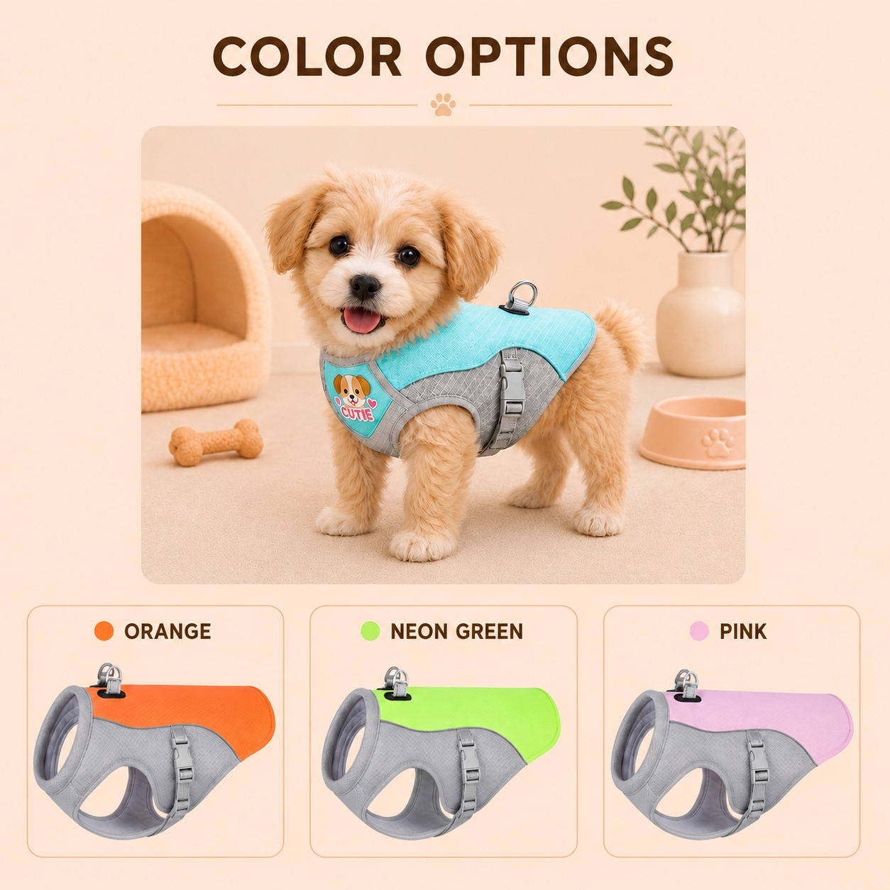 Happy Tails Premium & Comfort Dog Harness