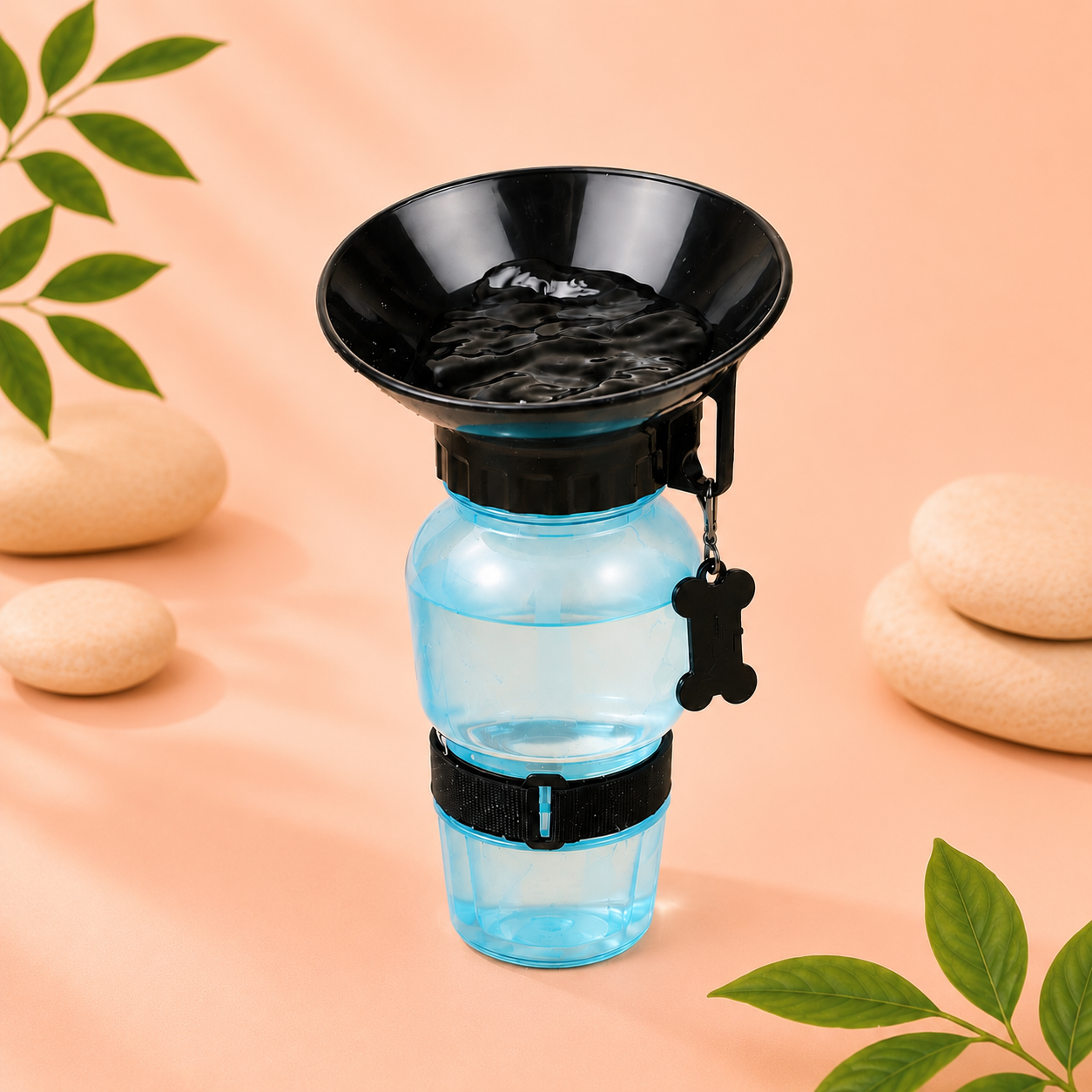 Pet Sipper Portable Aqua Fresh Water Pump Bowl Bottle Mug Cup for Pet