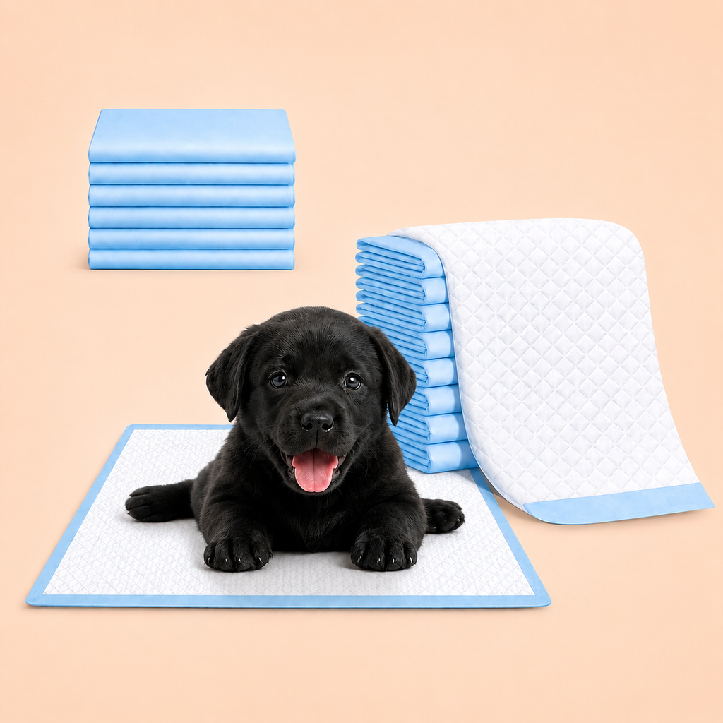 Waterproof Pee Pad for Dog (Multicolor, 60x90 cm) (Pack of 25)