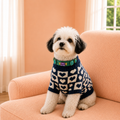 🐶 Cozy Hearts Knitted Dog Sweater – Premium Winter Pet Outfit